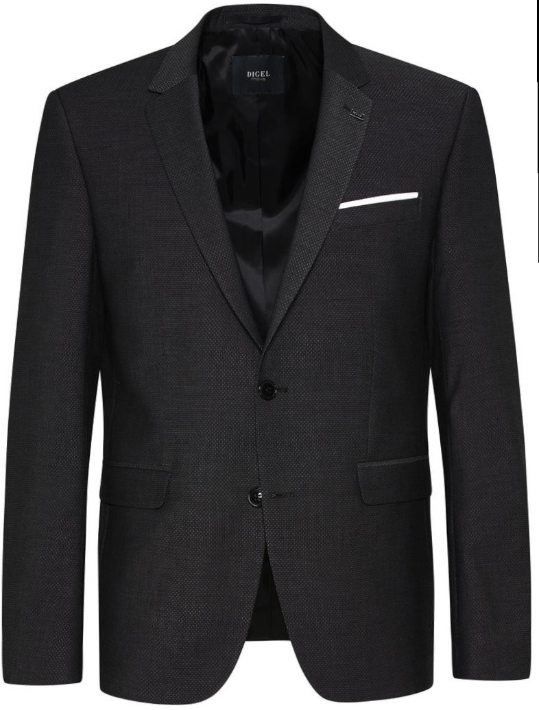 Anzug Blazer EXTRA SLIM FIT in anthrazit mit Struktur
