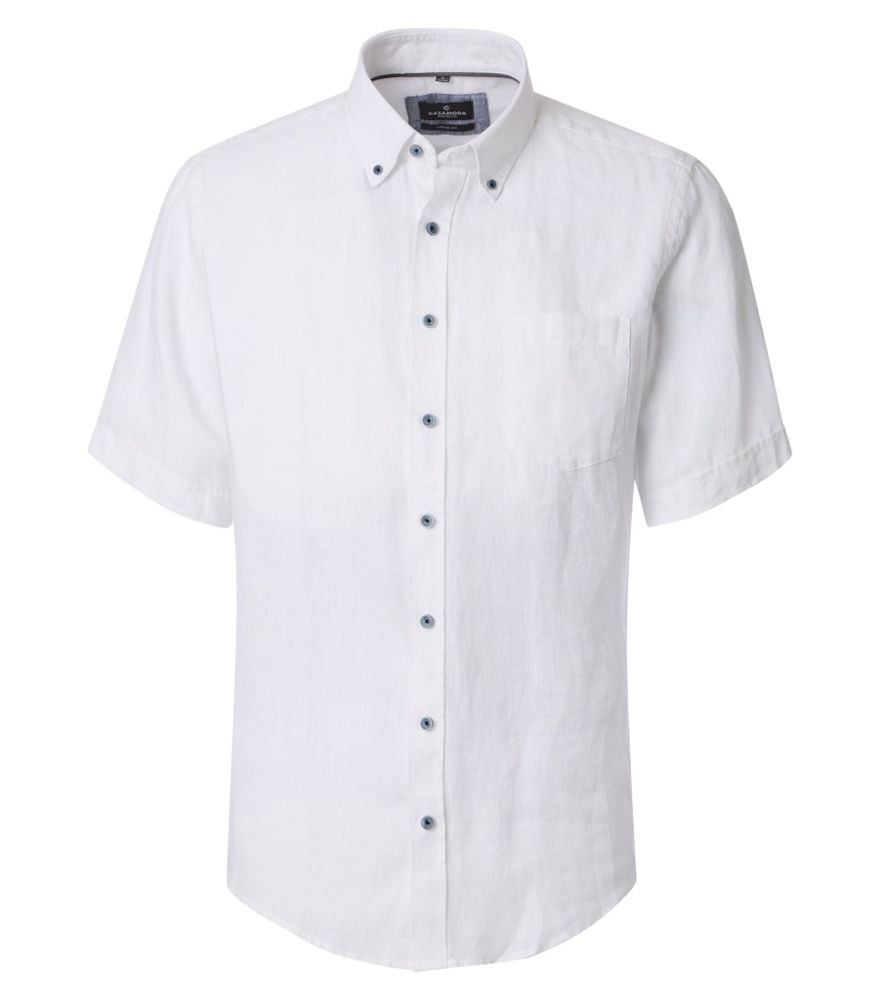 1/2 Arm Freizeithemd in weiß