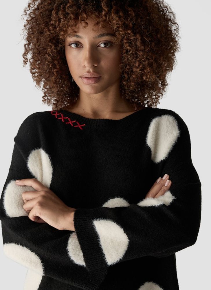 Pullover in schwarz