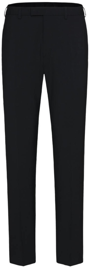 SLIM FIT Stoffhose in Schwarz