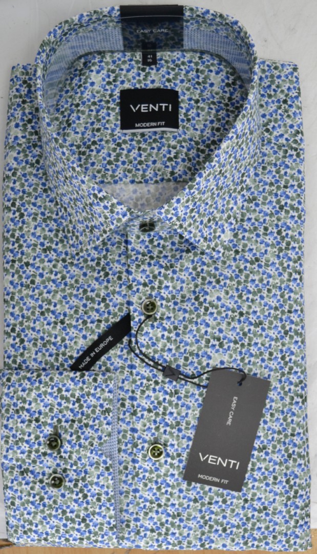 1/1 Arm Freizeithemd im Retro Dessin