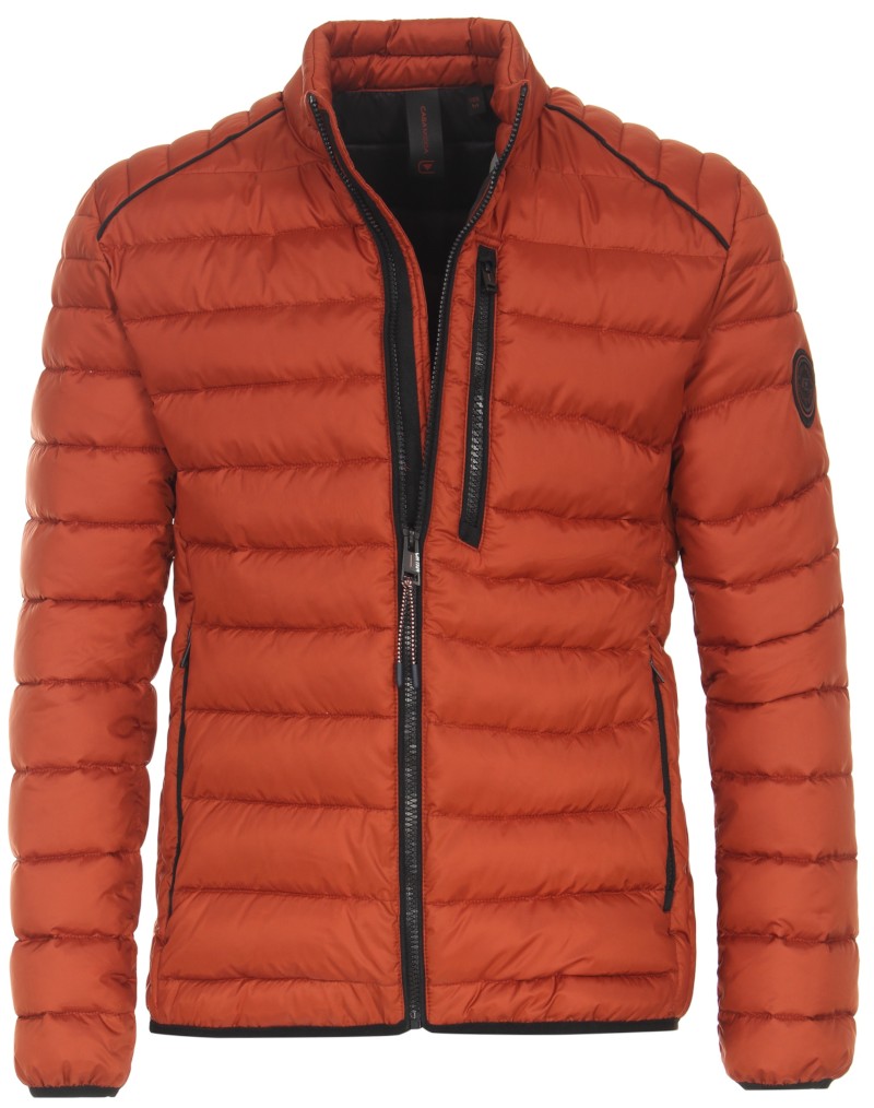 Warme Outdoor Steppjacke in orange