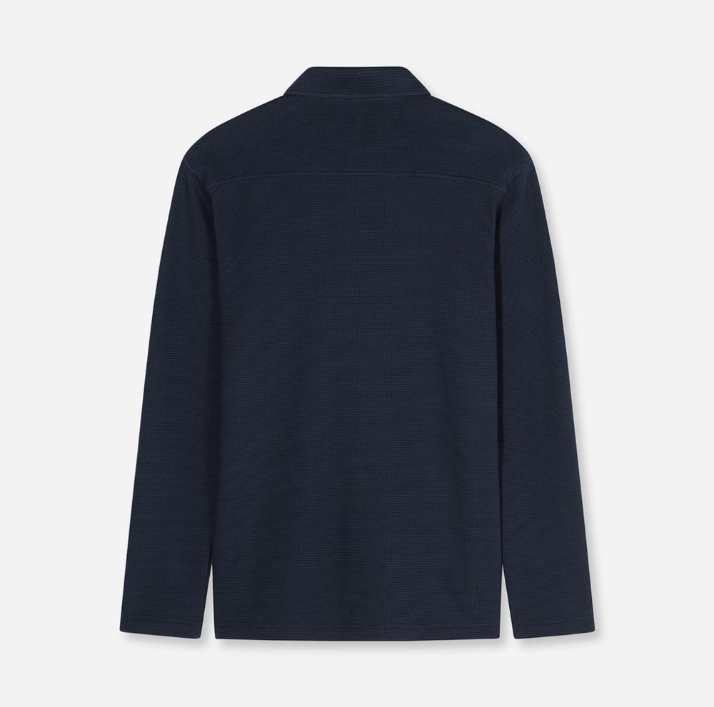 Hemdjacke in marine blau