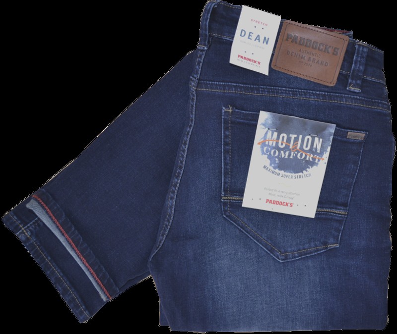 JEANS DEAN in dark blue vintage washed