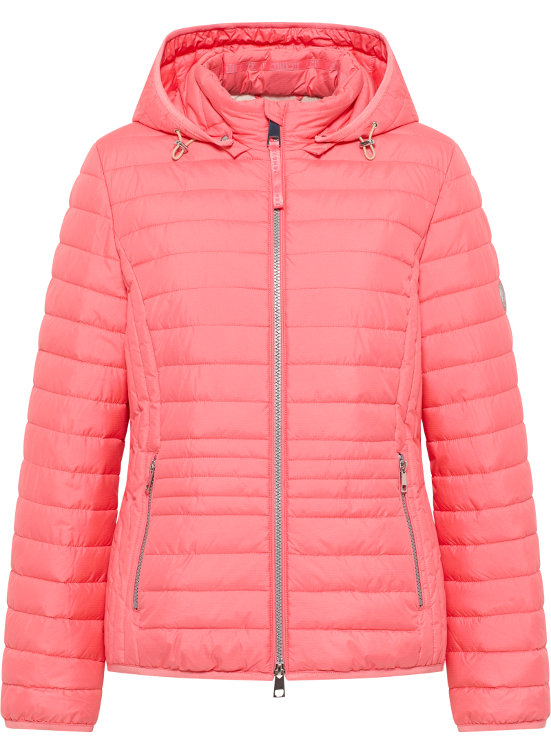 Leichte Steppjacke in coral