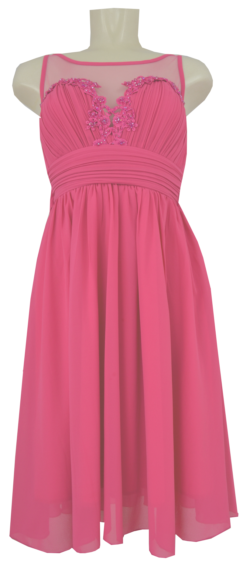 P-02279-Pink Cocktailkleid in Pink
