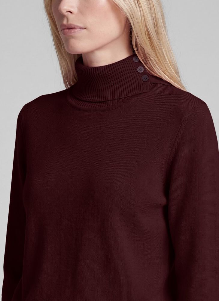 Turtle Pullover in mokka