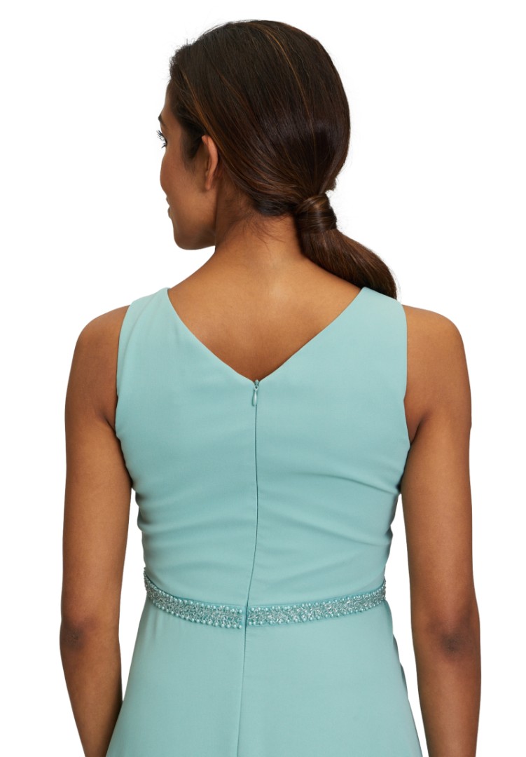 Langes Ballkleid in strong mint