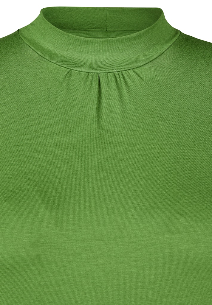 1/1 Arm Shirt in Farn mit Stehkragen