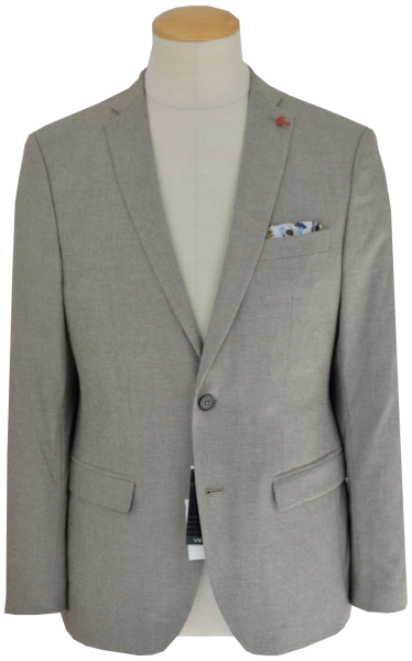 Leichtes Sommer Sakko in beige mit feiner Struktur
