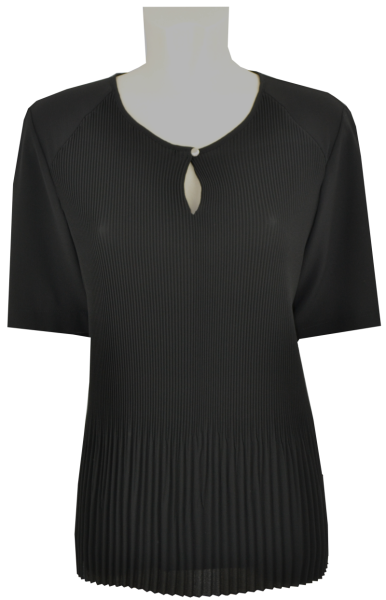 1/2 Arm Shirt in schwarz