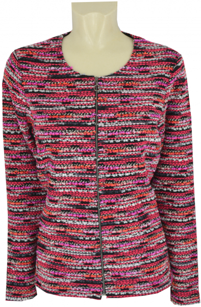 Blazer Jacke in mehrfarbig gemustert