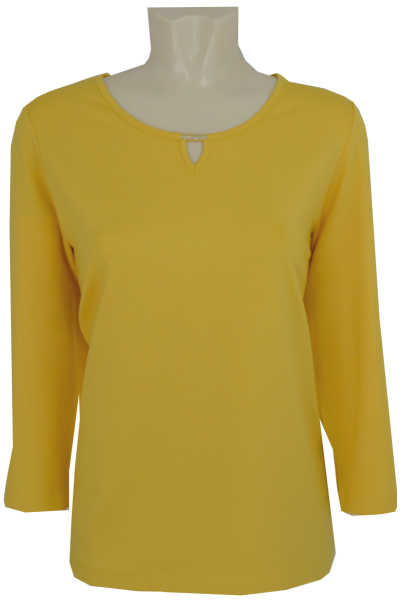 3/4 Arm T-Shirt in uni honig