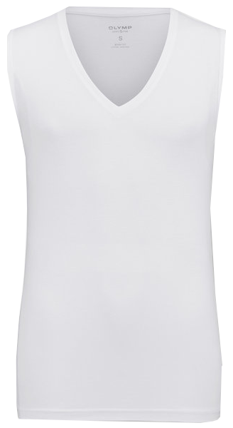 Level Five Unterzieh Shirt in weiß mit V-Ausschnitt