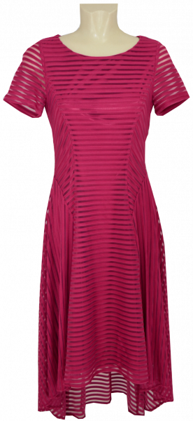 Kleid im Vokuhhila Style in sangria