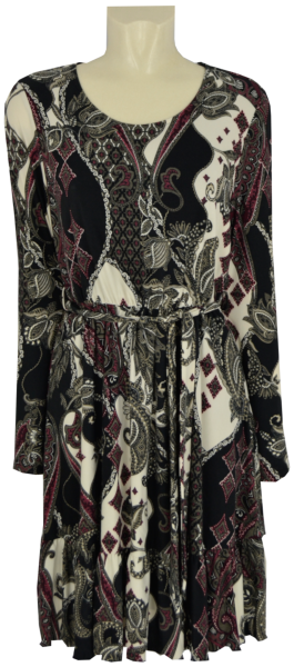 Mittel langes Kleid mit Schößchen