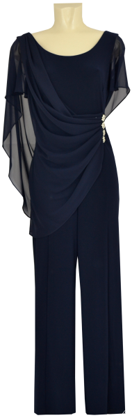 Jumpsuit in midnight blue