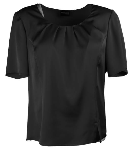 1/2 Arm Shirt in schwarz