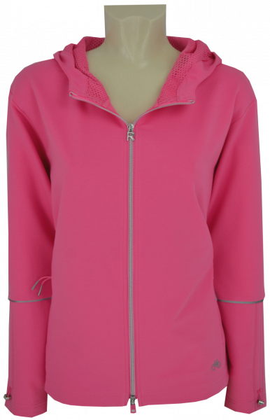 BIKER Sweat-Jacke in azalee