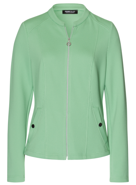 Leichte Jersey Jacke in pal green