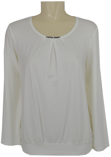 Blusen Shirt mit 1/1 Arm in ecu