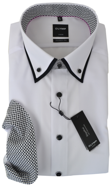 Modern Fit Business Hemd in weiß