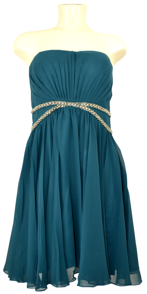 Cocktailkleid in ocean teal