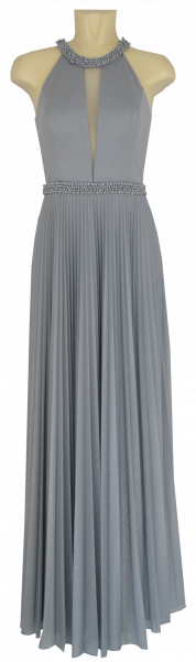 Langes Ballkleid in light grey