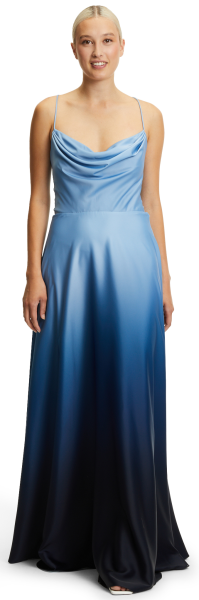 Langes Ballkleid in light Blue dark Blue