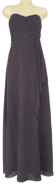 Ballkleid lang in Plum Pie