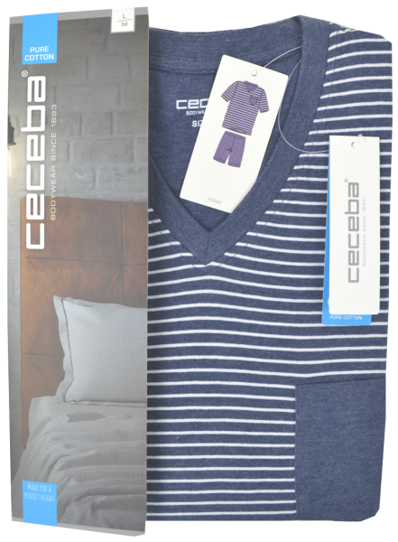 Herren 1/2 Arm Pyjama