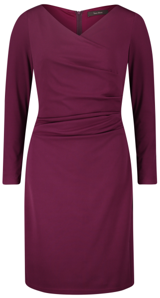 Mittellanges Jesey Kleid in real purple