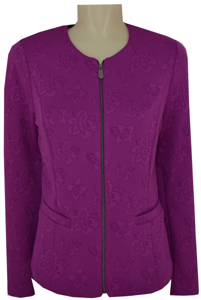 Leichte Jersey Jacke in in violett