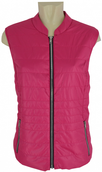 Steppweste in pink