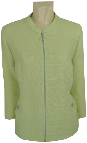 Leichte Jersey Jacke in piztazie