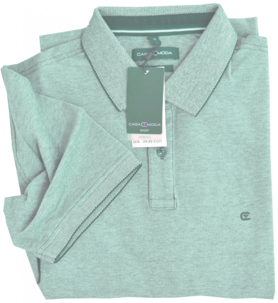 1/2 Arm Polo Shirt in hell grün meliert