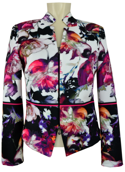 Jacke in mulitcolor mit offwhite