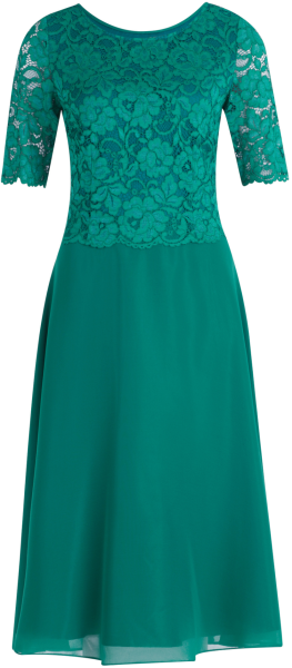 Mittellanges Kleid in bright ivory