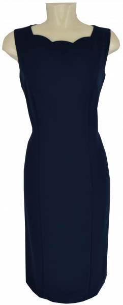 Mittellanges Kleid in marine