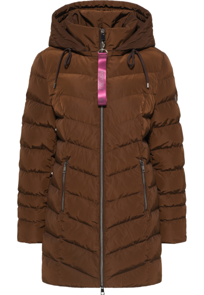 Warme Steppjacke in brown