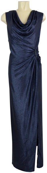 Ballkleid lang in night sky mit Glanz