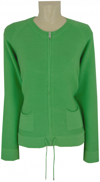 Strickjacke mit R-V in mintgrün