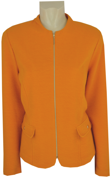 Leichte Jersey Jacke in honig