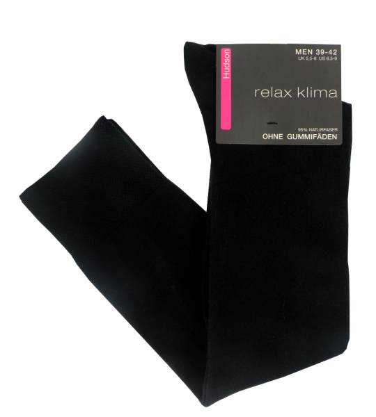 Herren Feinstrick Kniestrumpf Farbe Schwarz