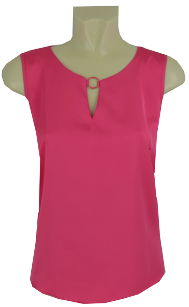 Top in hot pink mit Glanz