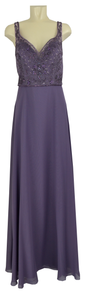 Langes Ballkleid in lilac