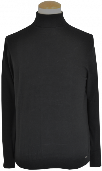Pullover mit Rollkragen in schwarz