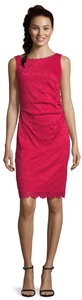 Mittellanges Kleid in persian red