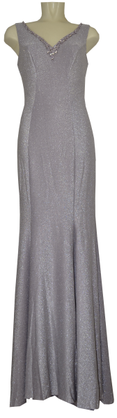 Ballkleid lang in silver-lilac