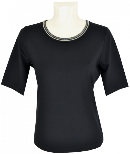 1/2 Arm T-Shirt in schwarz